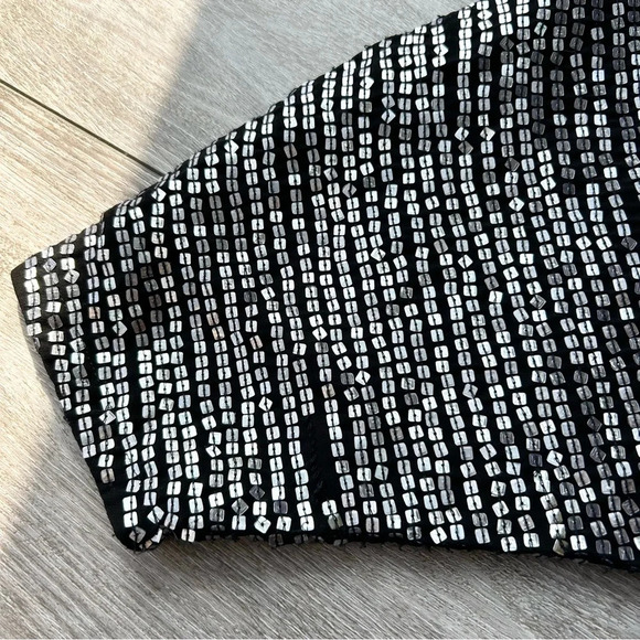 Marciano Sequins V Neck Dolman Sleeve  Oversized Tunics Mini Dress - Picture 15 of 15